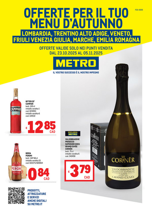 Offerte Menù d'Autunno - Area 1