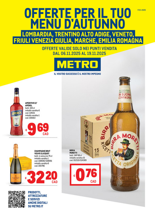 Offerte Menù d'Autunno - Area 1