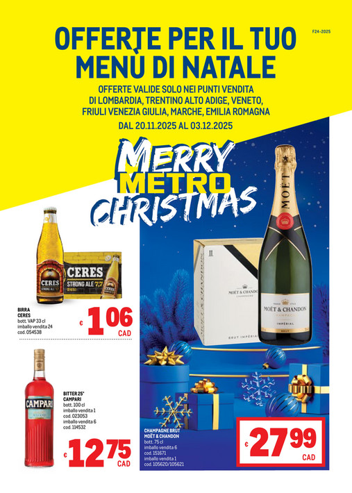 Offerte Menù di Natale - AREA 1