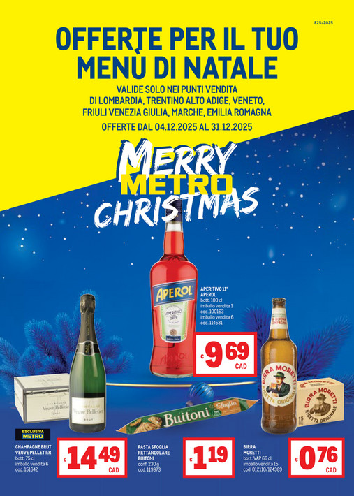 Offerte Menù di Natale - AREA 1