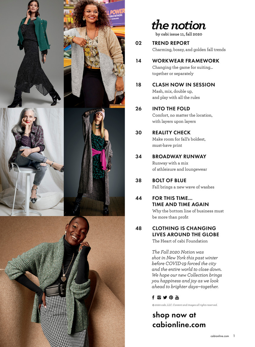Cabi - Fall 2020 Notion - Page 2-3