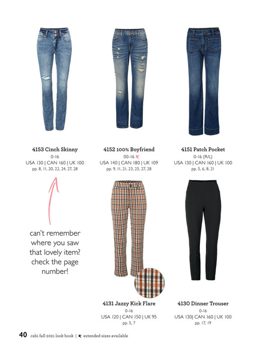 Look Book cabi Fall 2021 Collection Page 4243
