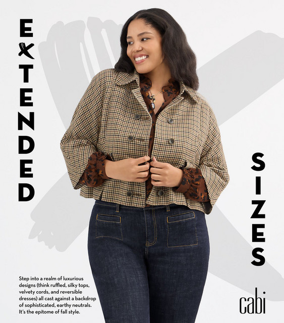 Cabi Fall 2024 Extended Sizes Catalog Page 1