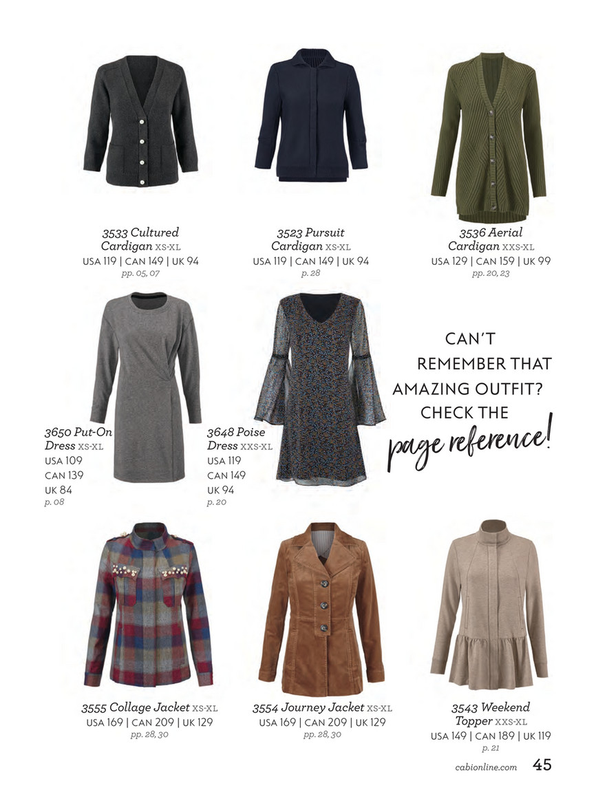 cabi Fall 2018 Look Book Page 46 47