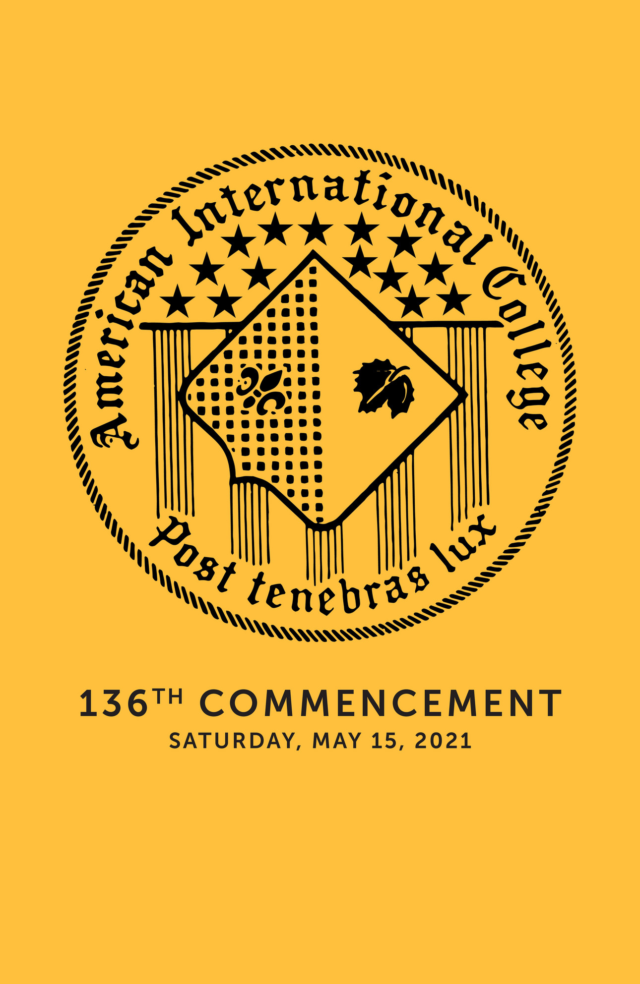 American International College - 2021 AIC Commencement Program - Page 1