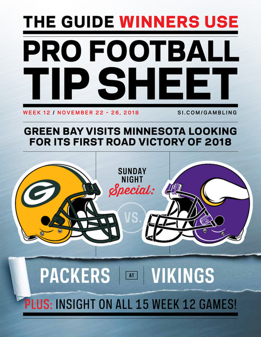 Weekly Tip Sheet: The Complete Printable Betting Guide to NFL Week 12 Games