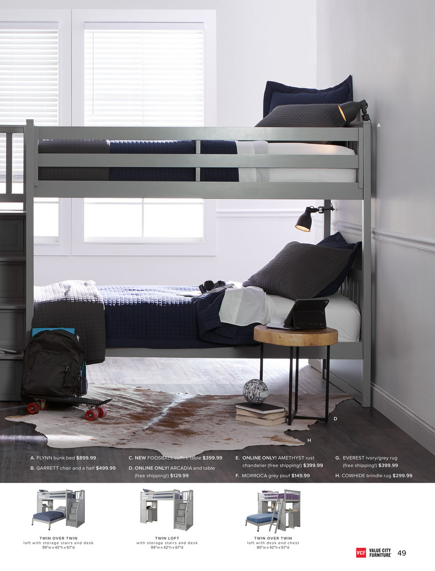 value city furniture bunk beds