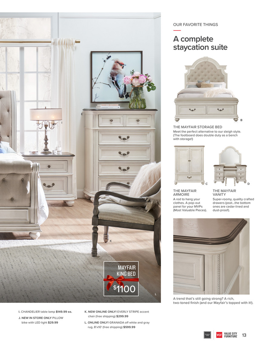 mayfair vanity and stool