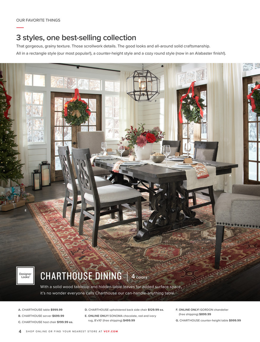 charthouse dining set