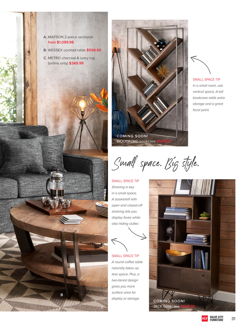 Value City Furniture Vcf Fall 2018 Look Book Page 32 33