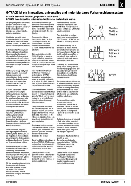 Gerriets GmbH 1 08 G TRACK Page 2 3