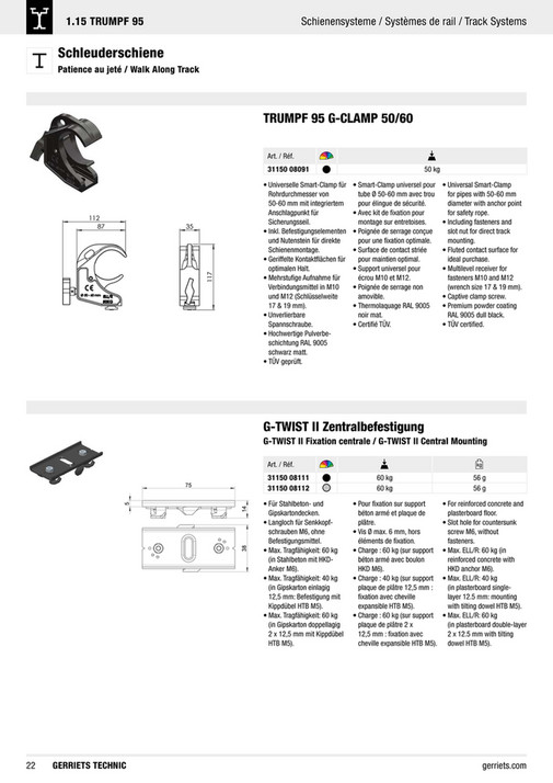 Gerriets GmbH 1 15 TRUMPF95 Page 22 23