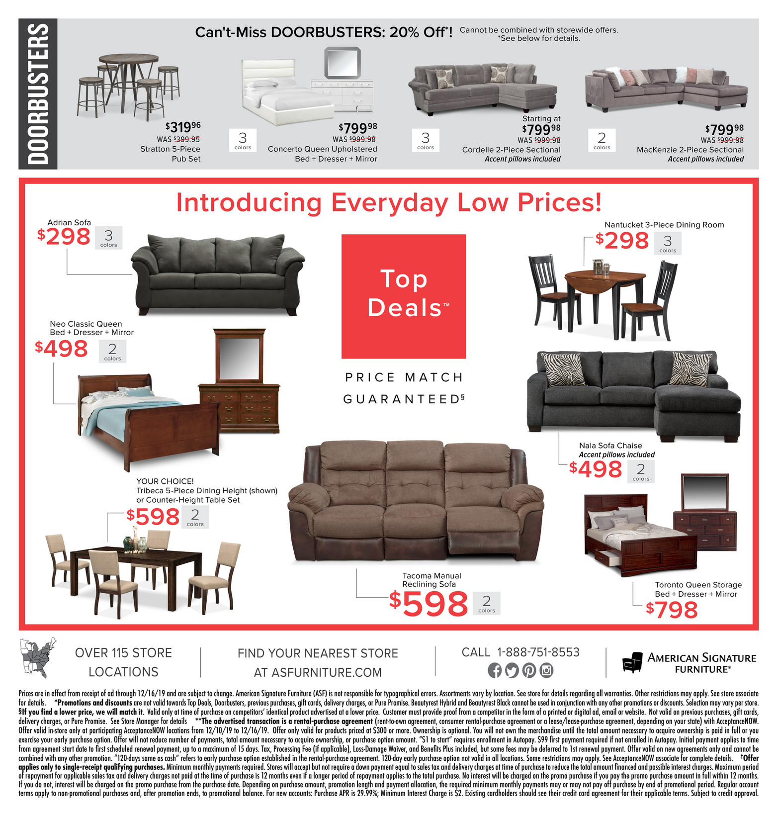 American Signature Furniture Circulars December Wk 2 Circular