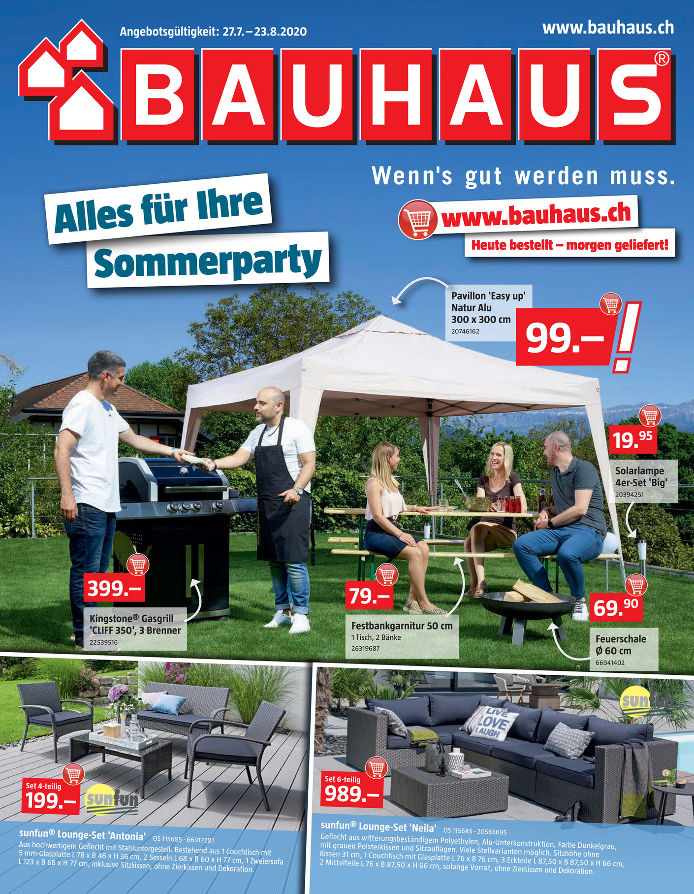 Bauhaus Werbebeilage August 2020 Seite 2 3