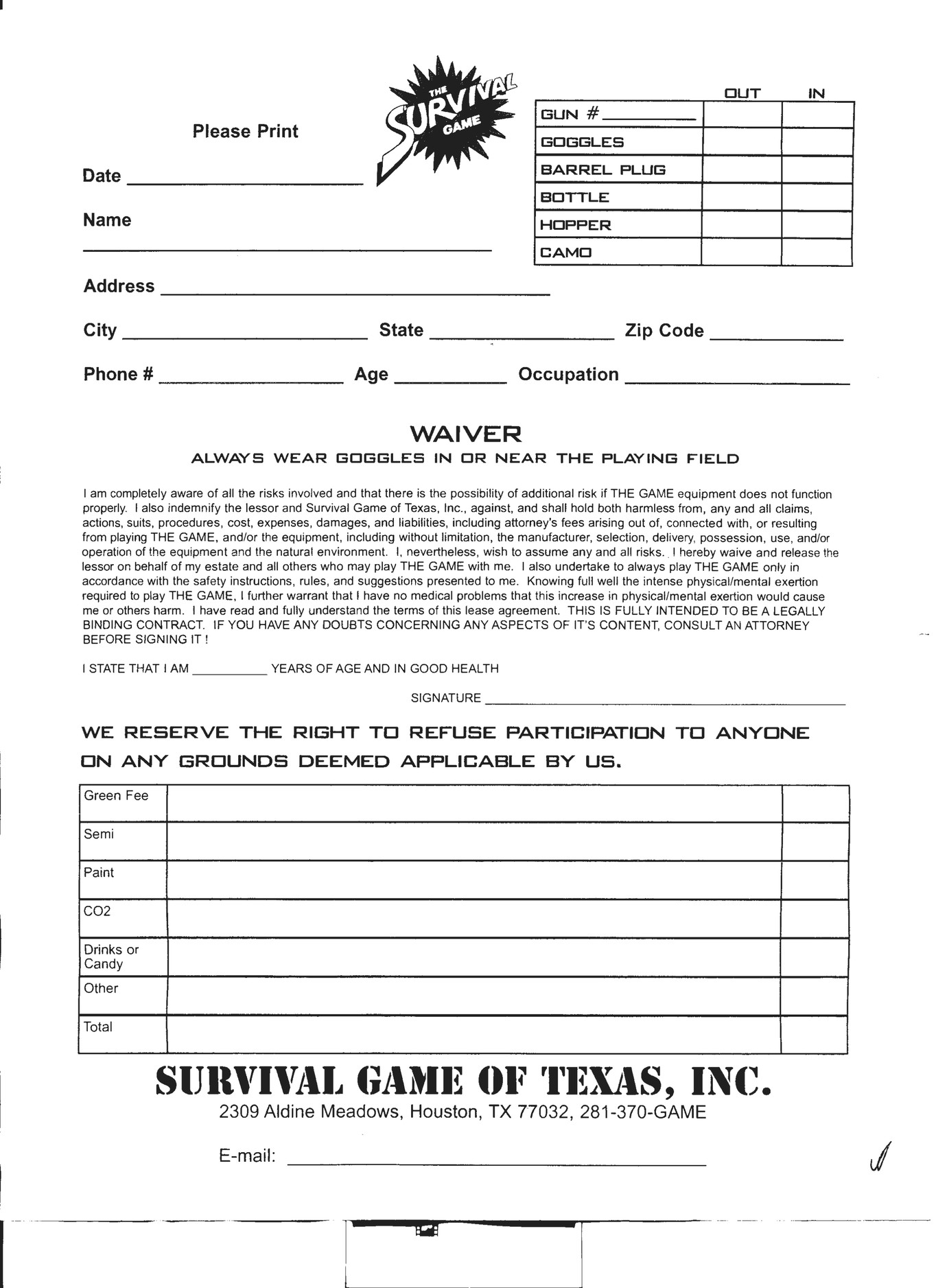 Paintball Store Store catelog Page 1 Created with