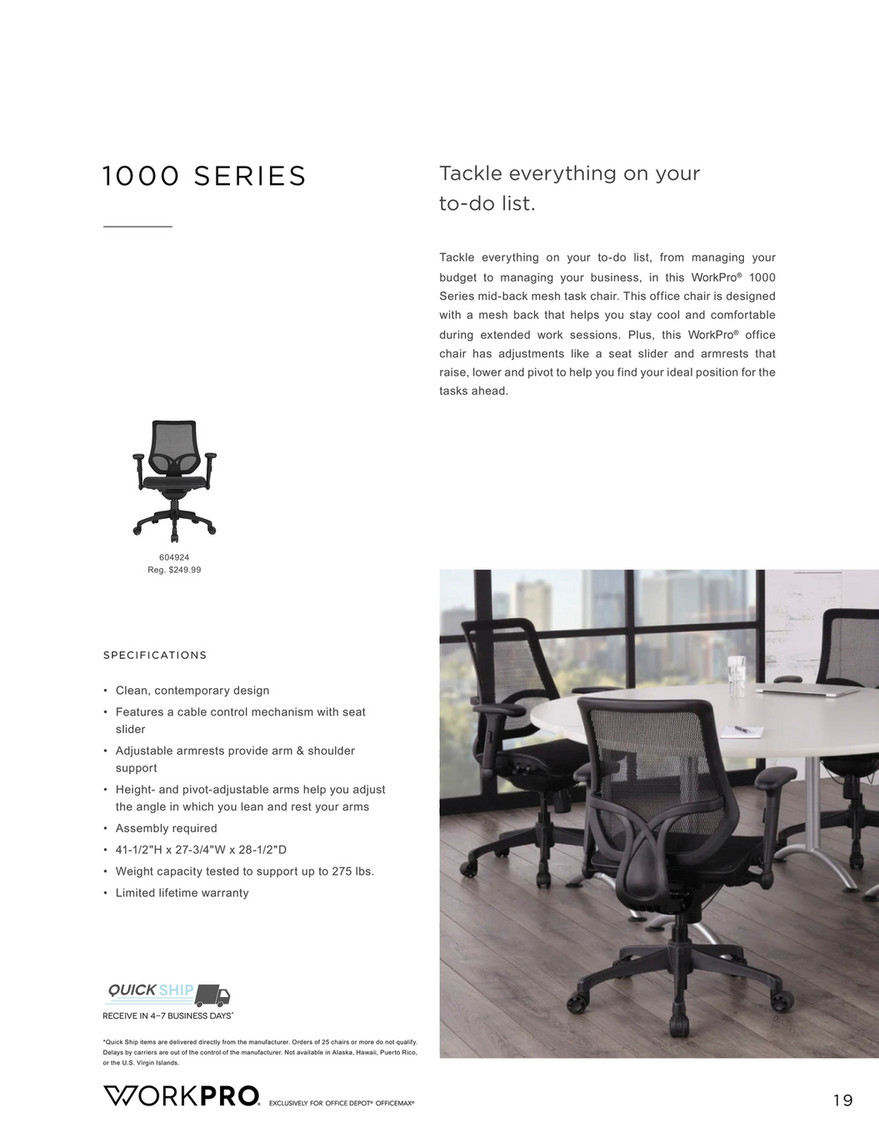 Office Depot Workpro Page 19
