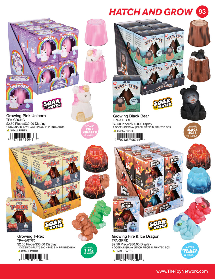 The Toy Network - Mainline 2024 - Grow Fire And Ice Dragon