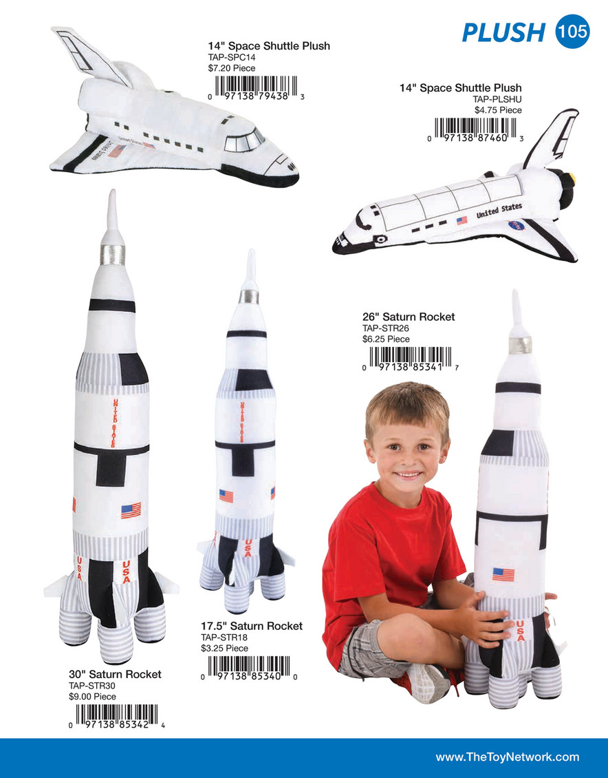 Space shuttle plush clearance