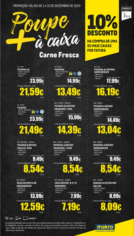 Poupe + à Caixa - Carne Fresca