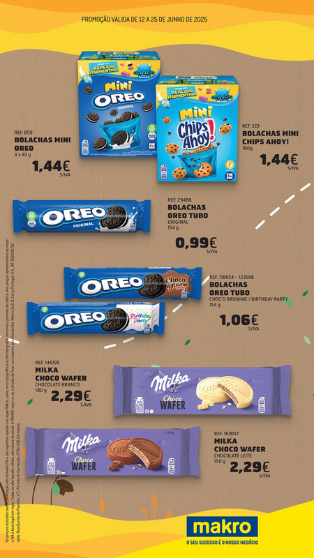 Monofolha Bolachas Mondelez