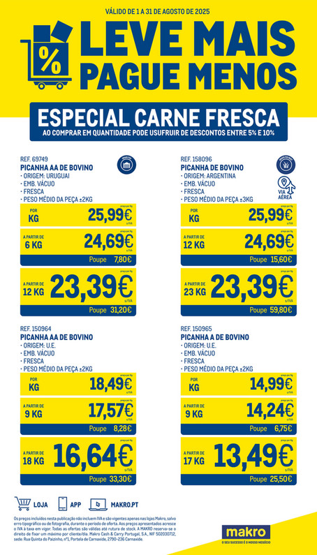 LEVE MAIS PAGUE MENOS - Especial Carne Fresca