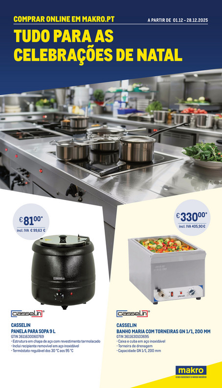 Tudo para as celebrações de Natal - Marketplace da makro