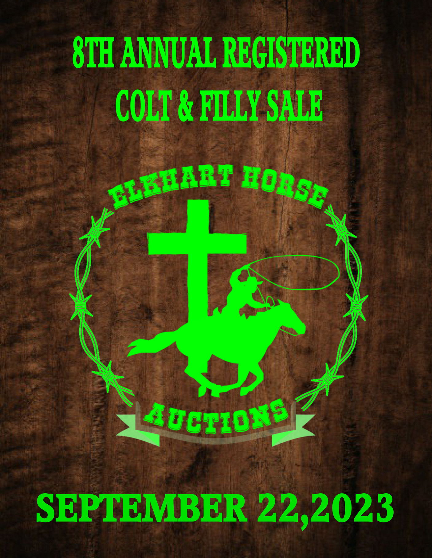 Elkhart Horse Auctions 2023 CATALOG Page 1