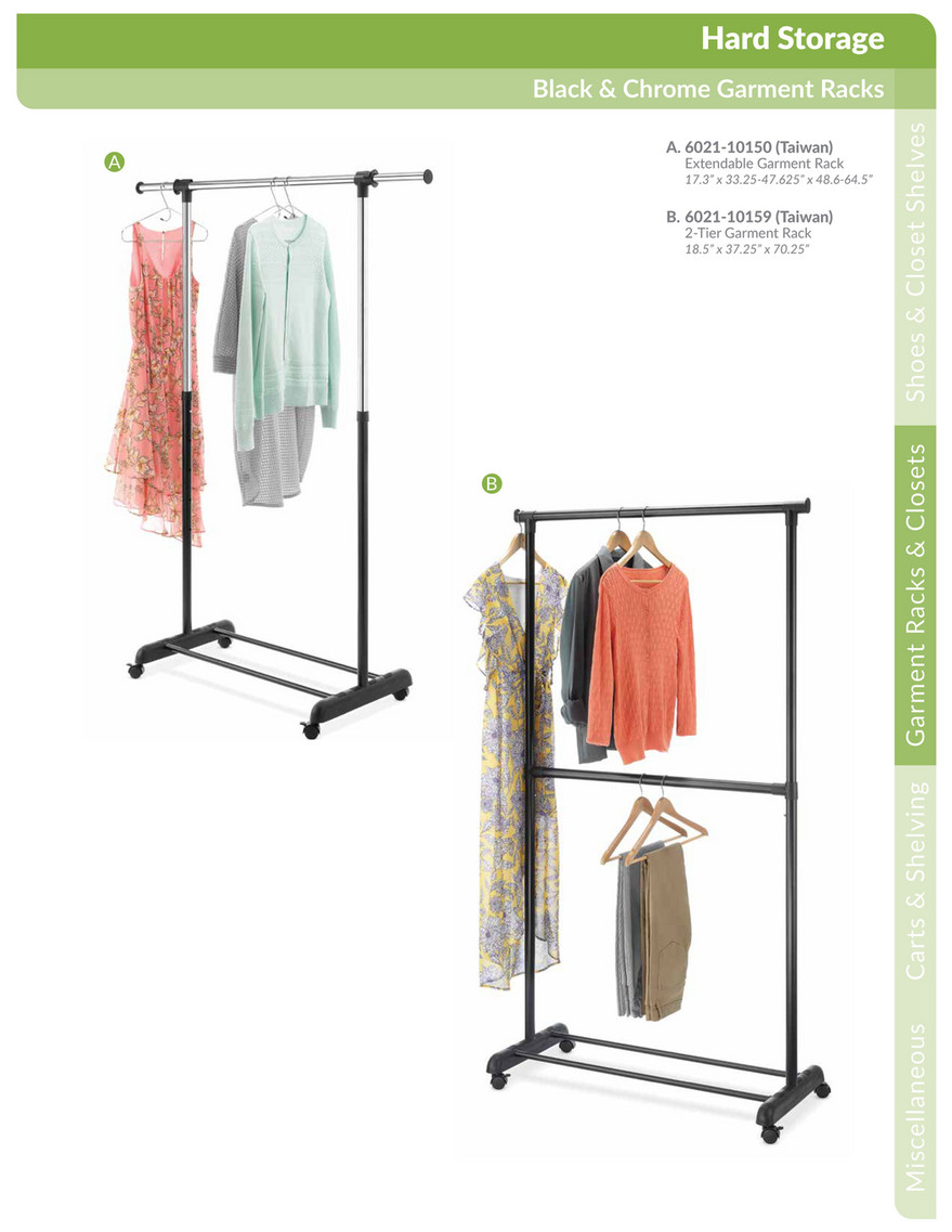 Whitmor Extendable Garment Rack