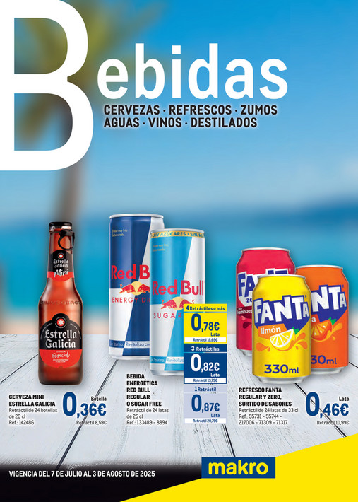 Bebidas Especial Verano Centro