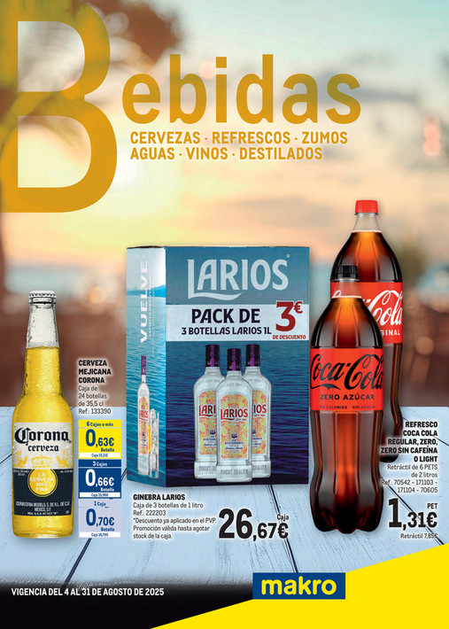 Bebidas Especial Verano Centro