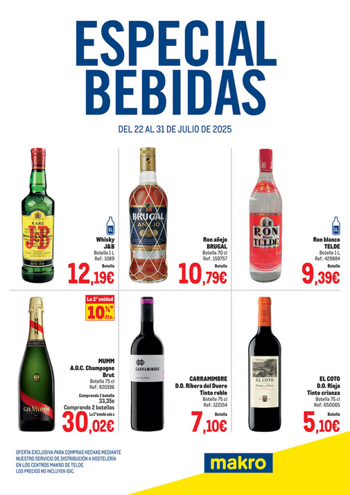 Especial Bebidas Telde