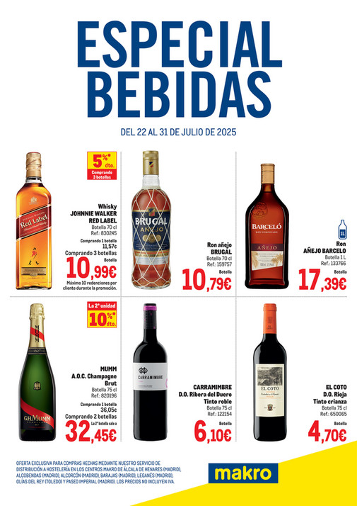 Especial Bebidas Centro