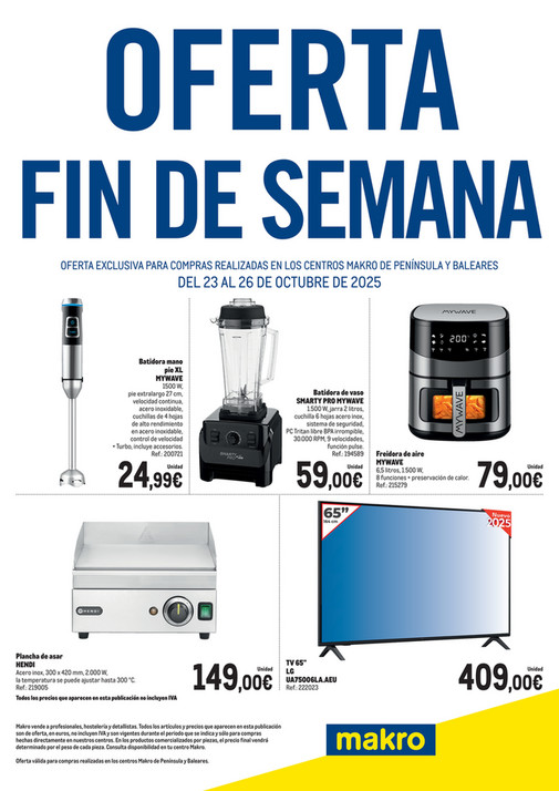 Oferta Fin de semana Península