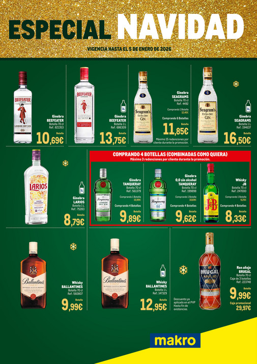 Especial Navidad Bebidas Centro