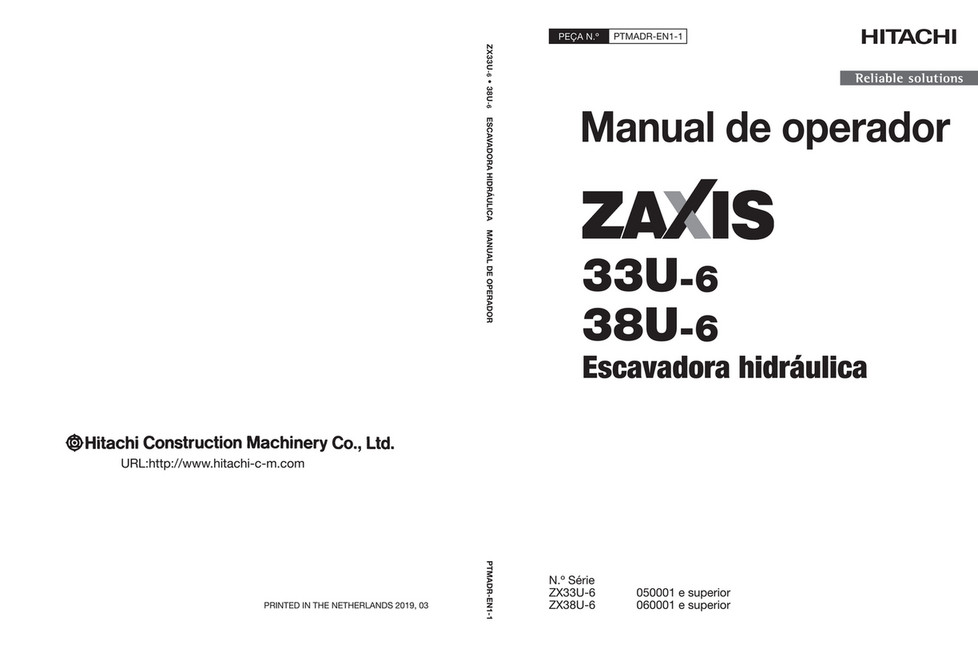 MACHRENT - Manual Operador ZX33U-6 - Página 1