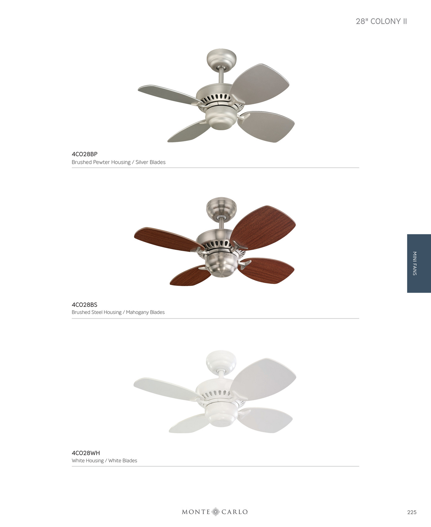 Monte Carlo 2017 Ceiling Fan Catalog Page 226 227