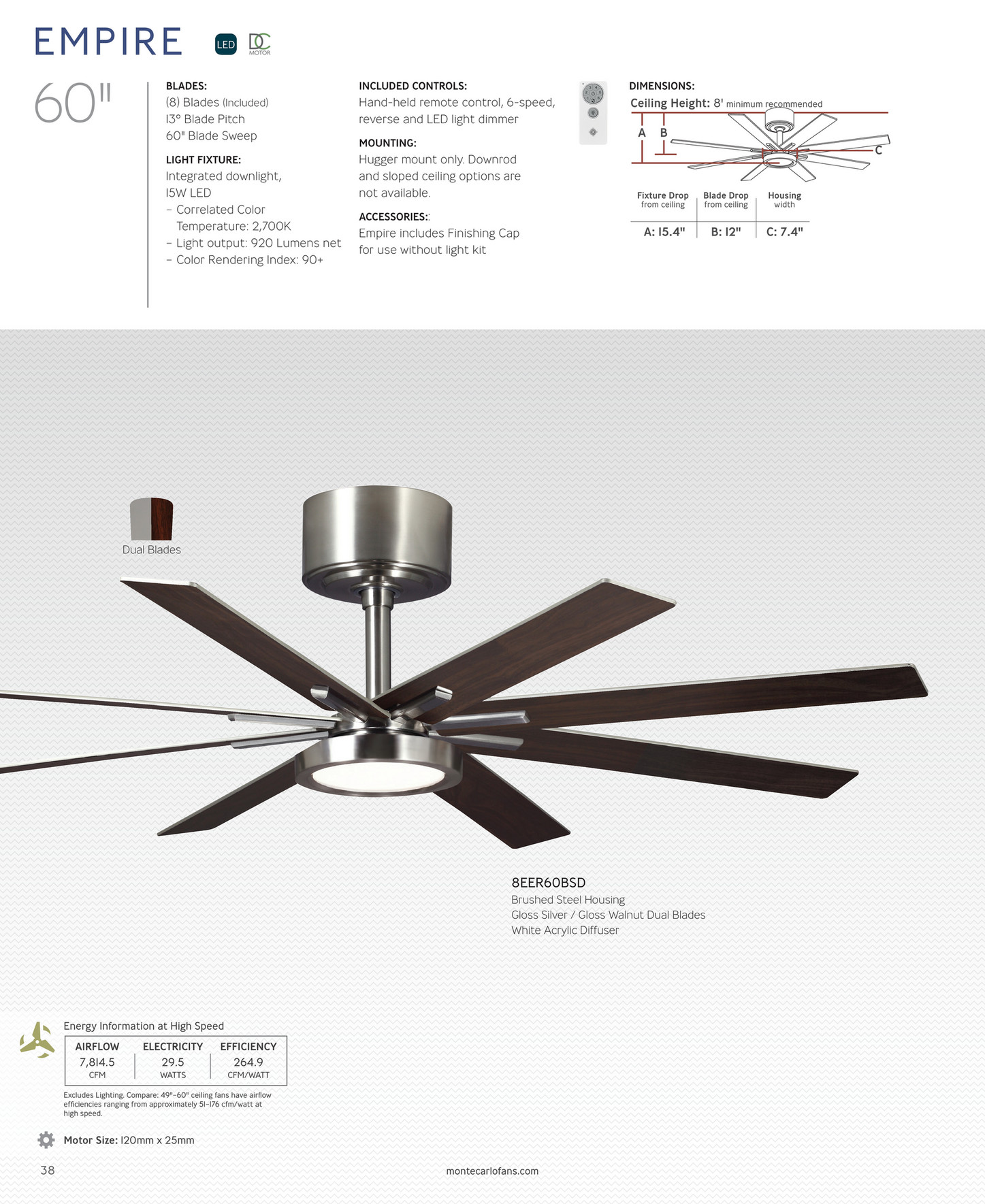 Monte Carlo 2017 Ceiling Fan Catalog Page 40 41