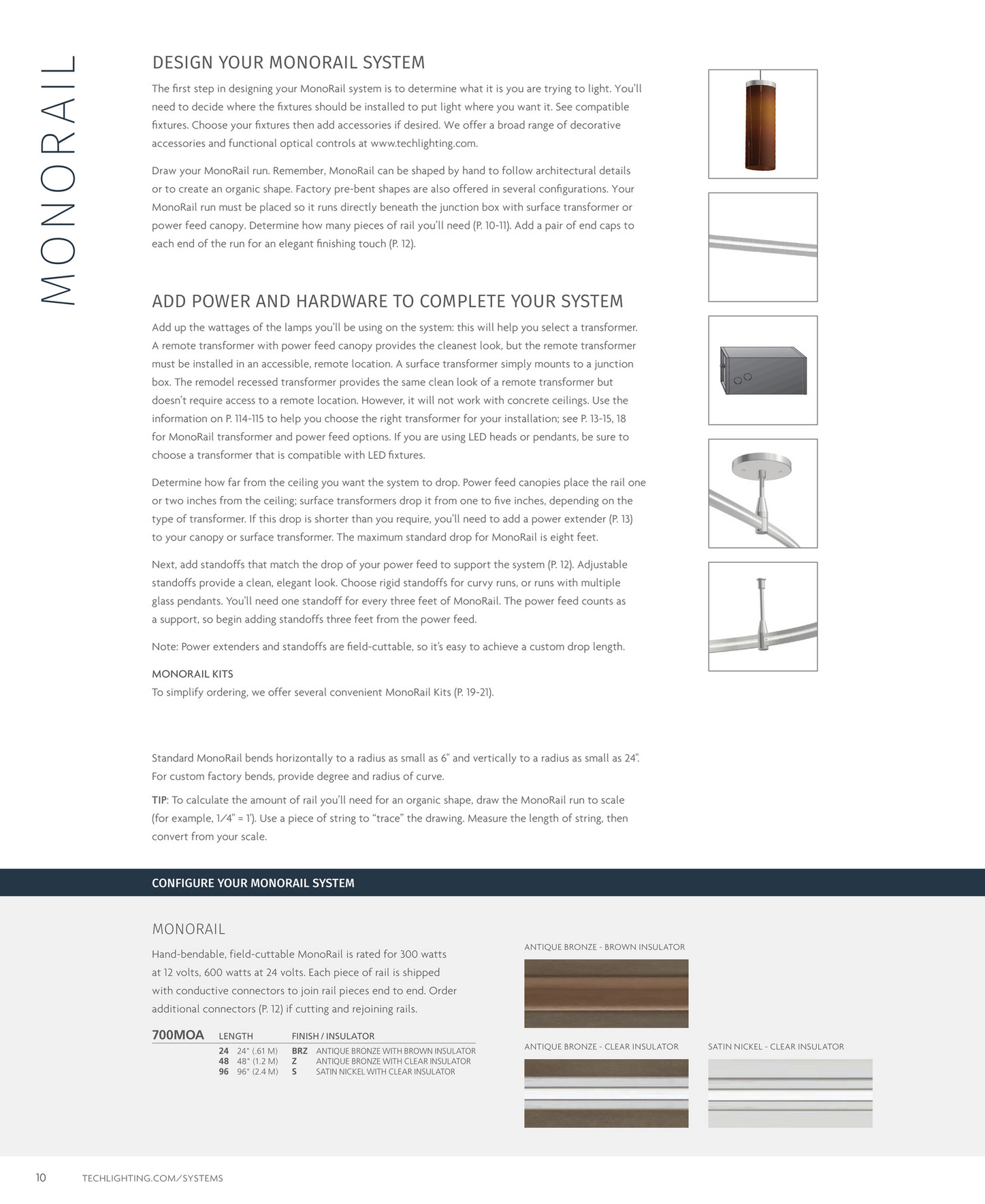 Visual Comfort Group Tech Lighting 2017 Systems Ordering Guide