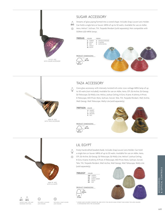 Visual Comfort Group Tech Lighting 2018 Full Line Catalog Page Includes Snap Louver Lens Accessor I Es Opt Ical Controls Sugar Accessory Streams Of Glass Piping Formed Into A