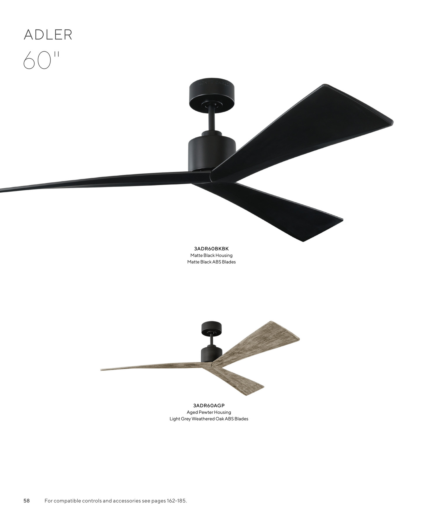 Visual Comfort Co 2019 Monte Carlo Ceiling Fan Catalog Page