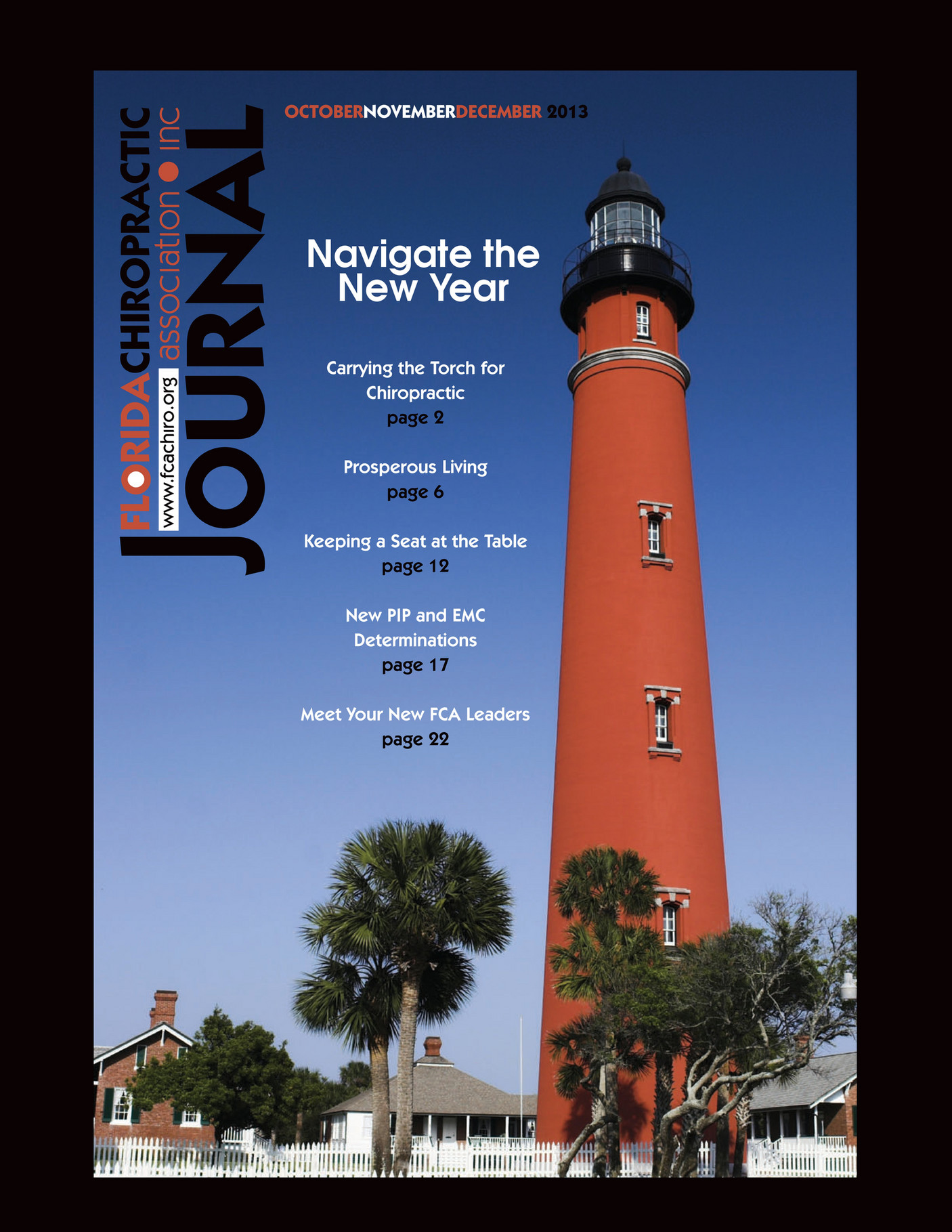 Florida Chiropractic Association, Inc. - FCA_Journal_Oct_Nov_Dec2013