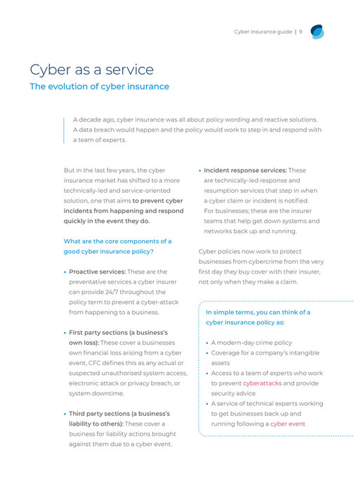 Biba A Guide To Cyber Insurance 2022 Page 9