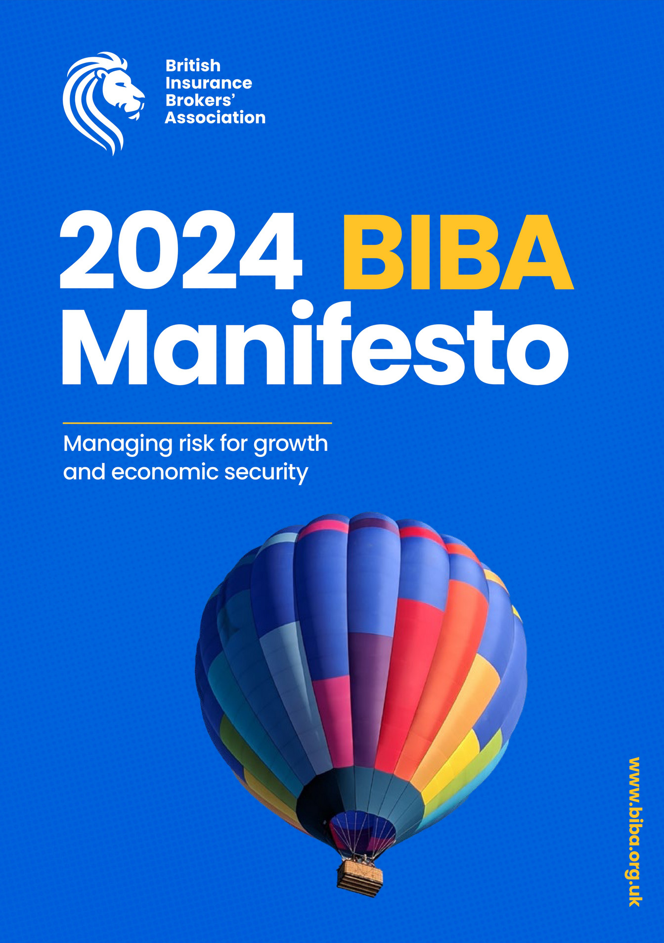 BIBA BIBA Manifesto 2024 Managing Risk for Growth & Economic Security Page 1