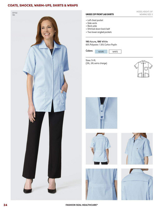 Scrub Authority Fashion Seal Healthcare Lab Coats & Protective