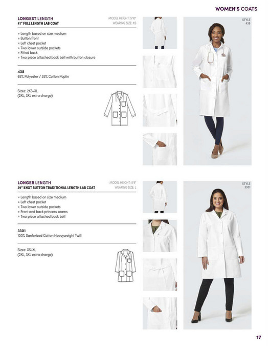 Scrub Authority Fashion Seal Healthcare Lab Coats & Protective