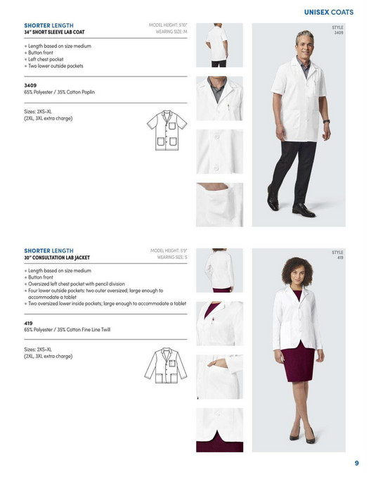 Scrub Authority Fashion Seal Healthcare Lab Coats & Protective