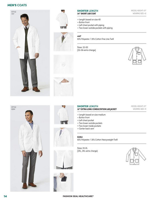 Scrub Authority Fashion Seal Healthcare Lab Coats & Protective