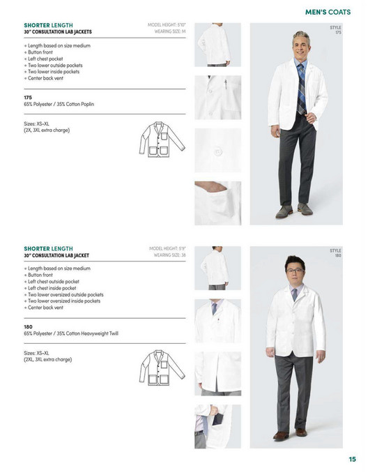 Scrub Authority Fashion Seal Healthcare Lab Coats Protective