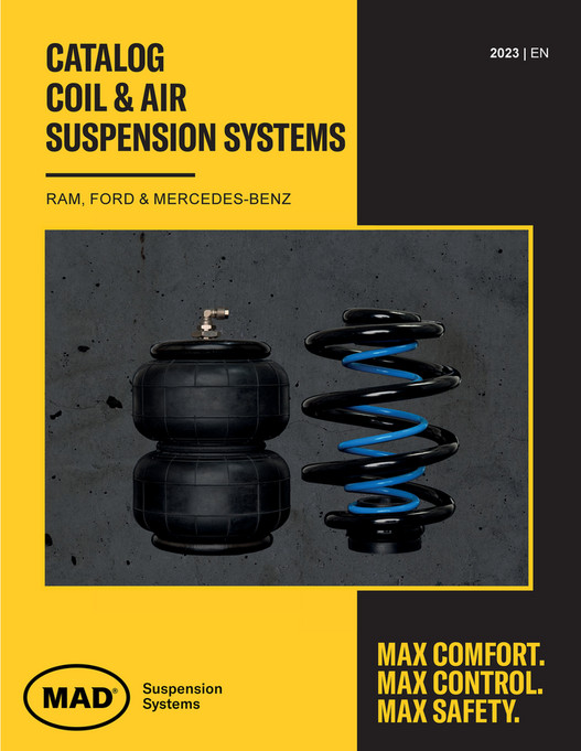 MAD MAD Suspension Systems catalog US letter Page 1