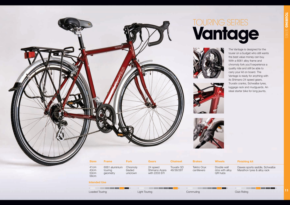 dawes vantage touring bike